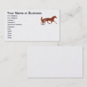 Brown Pacer Silhouette Visitekaartje (Voorkant / Achterkant)