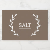 Brown pantry labels, organization labels voedselcontainer etiket (Enkel label)