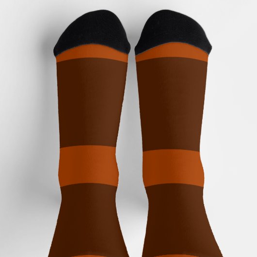 Brown Pattern Socks Sokken (Top)