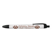 Brown Paw Bedrijfsnaam en Woof Art Zwarte Inkt Pen (Bovenkant)