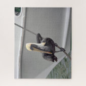 Brown Pelican Balancing on a Rope, Florida Puzzle Legpuzzel (Verticaal)