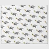 Brown Pelican Cadeaupapier (Vlak)