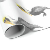 Brown Pelican Cadeaupapier (Rol Hoek)