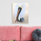 Brown Pelican Canvas Afdruk (Insitu (Woonkamer))