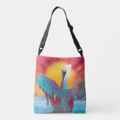 Brown Pelican ISLAND SUNSET Crossbody Tas (Achterkant)