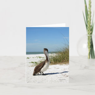 Brown Pelican Notecard Kaart