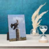 Brown Pelican Puzzle Fotoplaat (Zijkant)