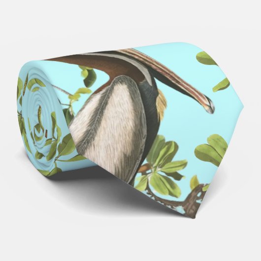 Brown Pelican Stropdas (Opgerold)