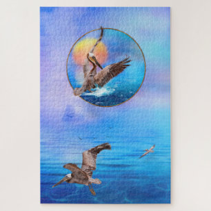 Brown Pelicans SUN KISSED ISLAND Legpuzzel