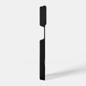 “Brown Phone Cover with Bold Black S Trendy iPhone Hoesje (Rechterkant)