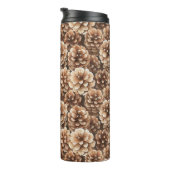 Brown Pine Cones Thermosbeker (Geroteerd rechts)