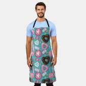 BROWN PINK GREEN VALENTIJNSDAG LOLLIPOPS SCHORT (Gedragen)