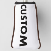 BROWN Piping Custom Golf Putter Headcover Blank (Draai 90)