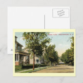 Brown Pl. Weehawken, Vintage van New Jersey Briefkaart (Voorkant / Achterkant)