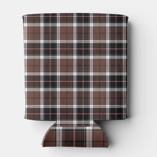 Brown Plaid Blikjeskoeler (Achterkant)
