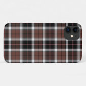 Brown Plaid Case-Mate iPhone Case (Achterkant (horizontaal))