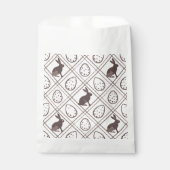 Brown Plaid Easter Bedankzakje (Voorkant)