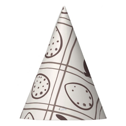 Brown Plaid Easter Feesthoedjes (Links)