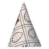 Brown Plaid Easter Feesthoedjes (Rechts)