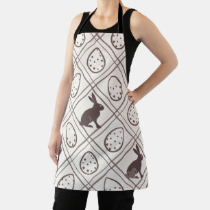 Brown Plaid Easter Schort