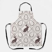 Brown Plaid Easter Schort (Voorkant)