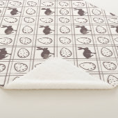 Brown Plaid Easter Sherpa Deken (3/4)