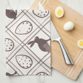 Brown Plaid Easter Theedoek (Quarter Fold)