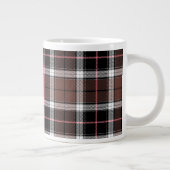 Brown Plaid Grote Koffiekop (Rechts)