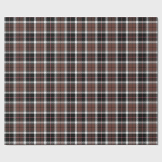 Brown Plaid Wrapping Paper Cadeaupapier