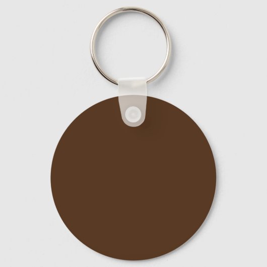 Brown Plain Eenvoudig Modern Professional Sleutelhanger (Achterkant)