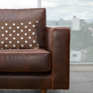 Brown Polka Dot Decoratief Kussen