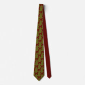 Brown Poodle Necktie Stropdas (Voorkant)