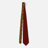 Brown Poodle Necktie Stropdas (Achterkant)
