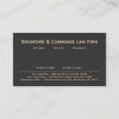 Brown  Professional Attorney Law Firma Visitekaartje (Voorkant)