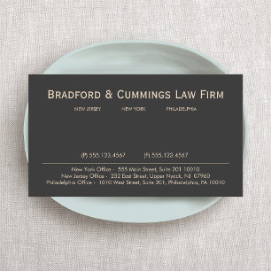 Brown  Professional Attorney Law Firma Visitekaartje