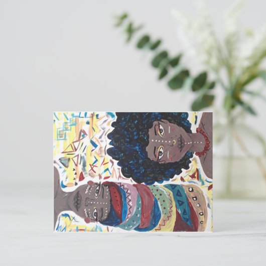 Brown Queens Briefkaart (Staand voorkant)