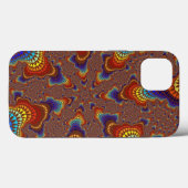 Brown Rainbow Starburst Case-Mate iPhone Case (Achterkant (horizontaal))