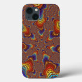 Brown Rainbow Starburst Case-Mate iPhone Case (Achterkant)