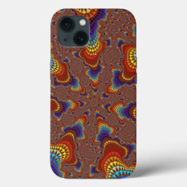 Brown Rainbow Starburst Case-Mate iPhone Case