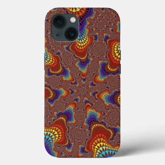 Brown Rainbow Starburst Case-Mate iPhone Case (Achterkant)