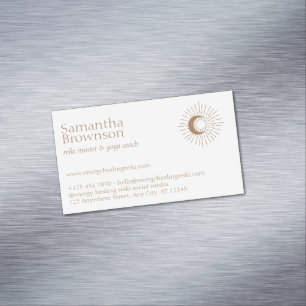 Brown Reiki Master Magnetisch Visitekaartje