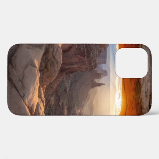 BROWN ROCKY MOUNTAIN TIJDENS SUNSET Case-Mate iPhone CASE (Achterkant (horizontaal))