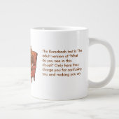 Brown Rorschach Freud Brain Psychologist Mental He Grote Koffiekop (Rechts)