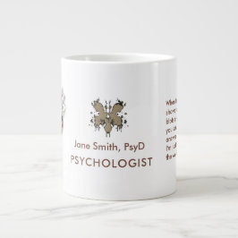 Brown Rorschach Psychology Customizable Freud Figu Grote Koffiekop