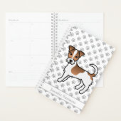 Brown Rough Coat Jack Russell Terrier Dog & Name Planner (Display)