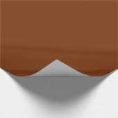 BROWN RUST (vaste kleur) ~ Cadeaupapier (Hoek)