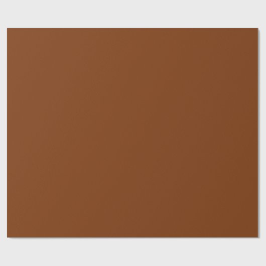 BROWN RUST (vaste kleur) ~ Cadeaupapier (Vlak)