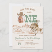 Brown Sage Boys Hoe het Westen was een 1e verjaard Kaart (Voorkant)