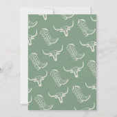 Brown Sage Boys How The West Was One 1e verjaardag Kaart (Achterkant)