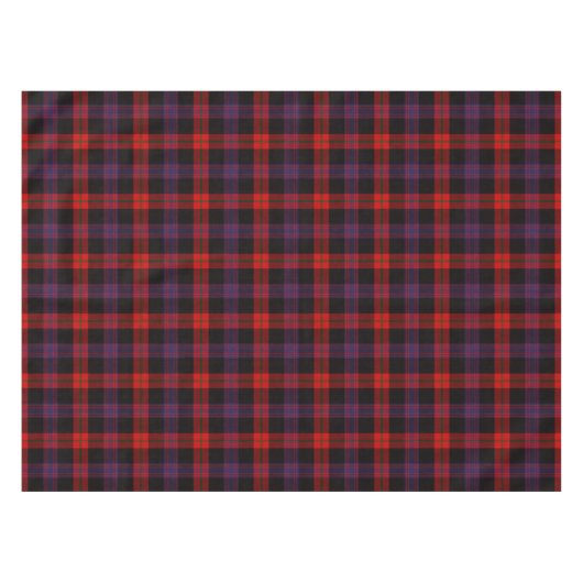 Brown Scottish Clan Tartan Pattern Tafelkleed (Voorkant (Horizontaal))